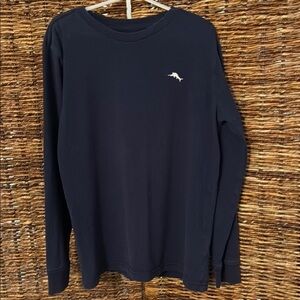 Tommy Bahama Navy Blue Long Sleeve Tee